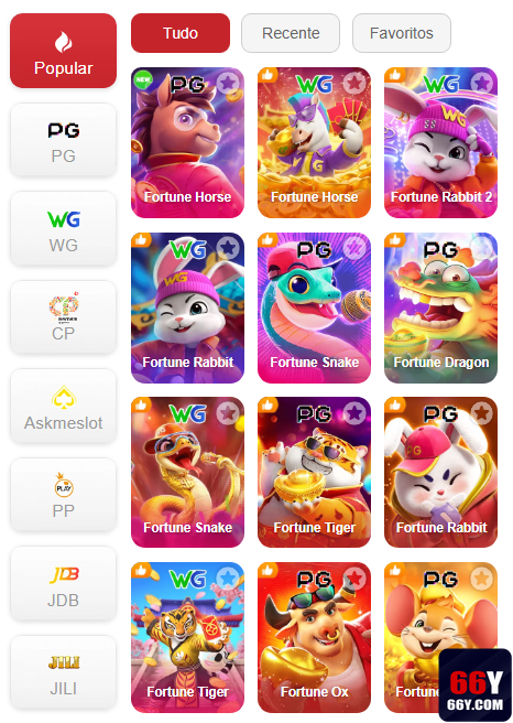 Experiência de Jogos 66y.com